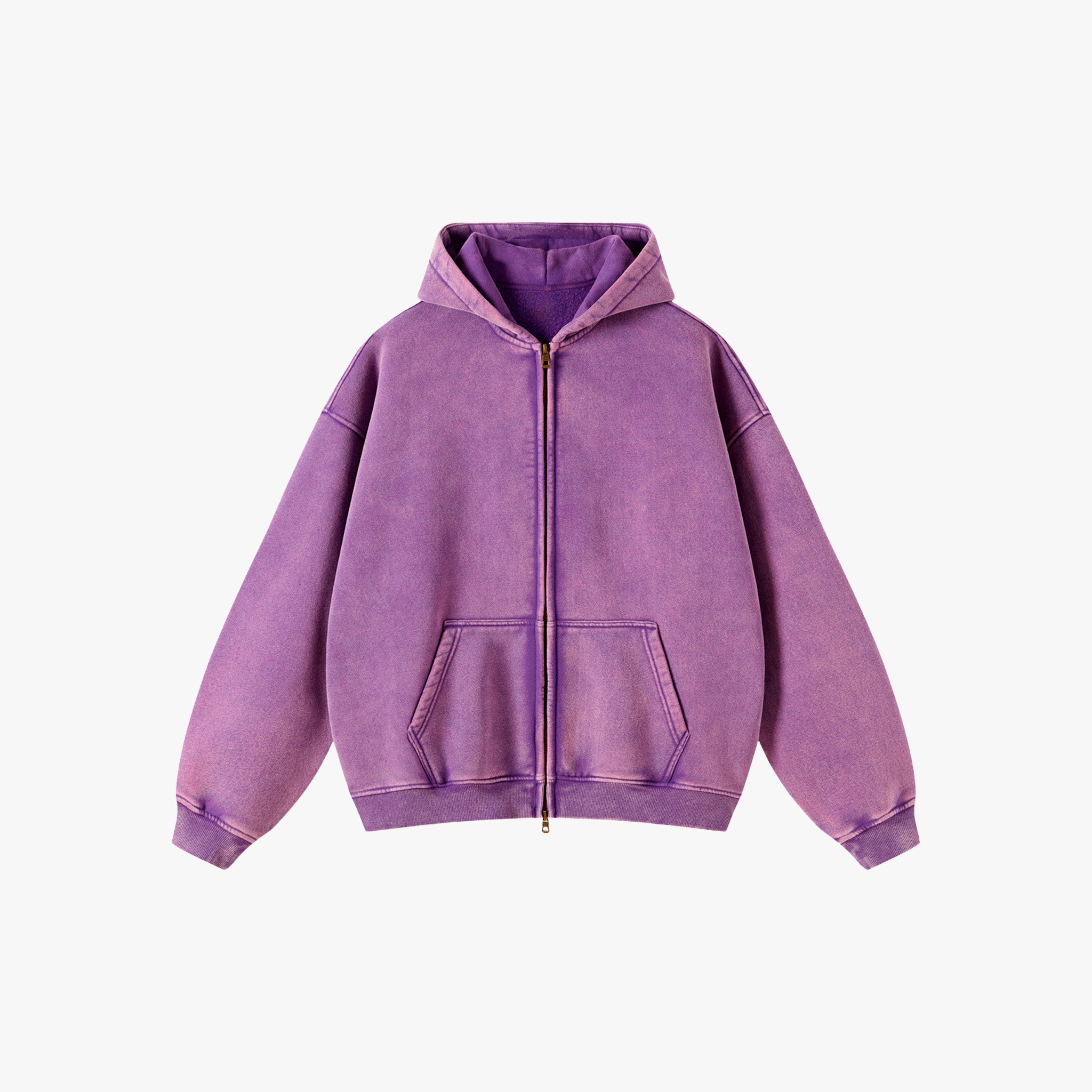 GRIND ZIP HOODIE PURPLE