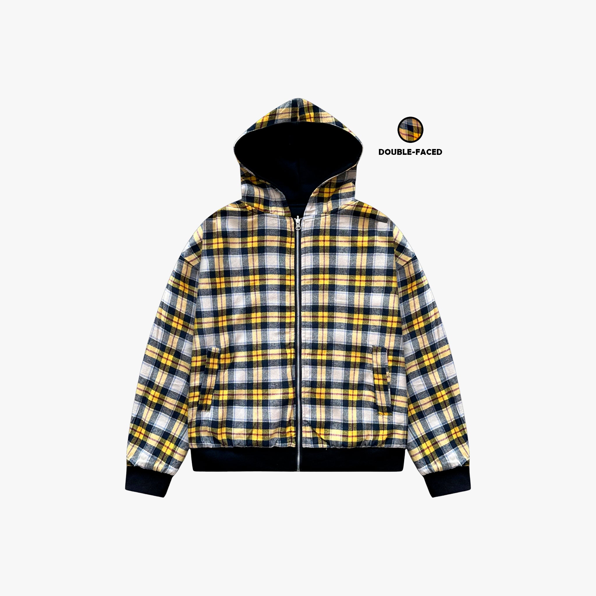 ICONIC DOUBLE-FACED HOODIE