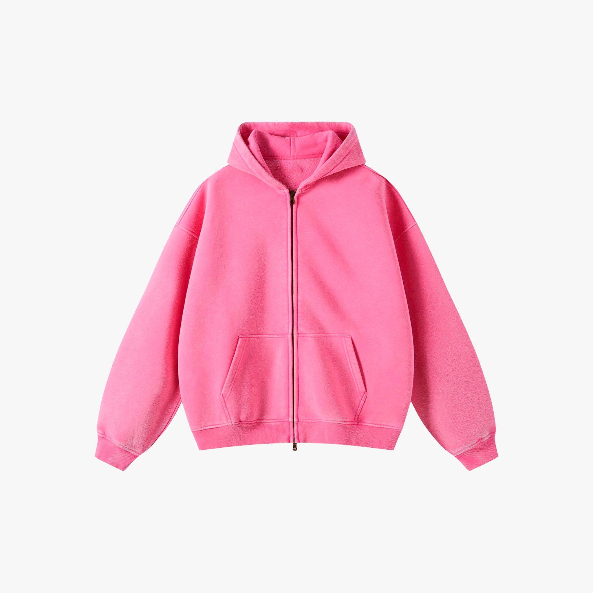 GRIND ZIP HOODIE PINK