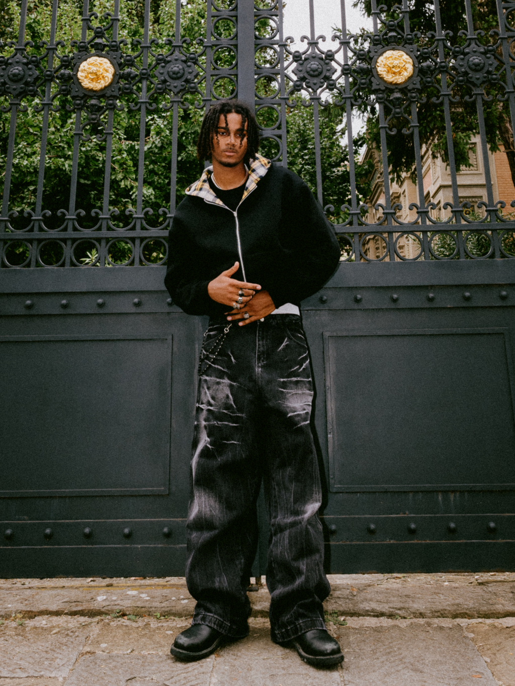 ICONIC DOUBLE-FACED HOODIE