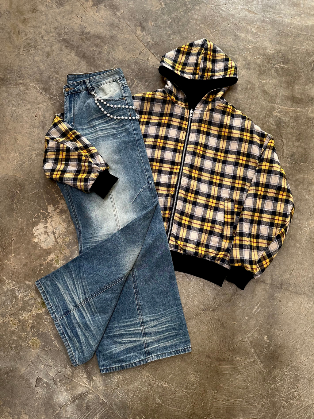 ICONIC DOUBLE-FACED HOODIE