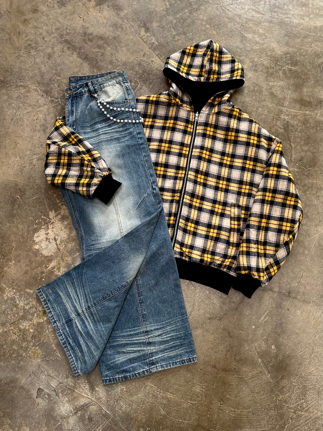 ICONIC DOUBLE-FACED HOODIE